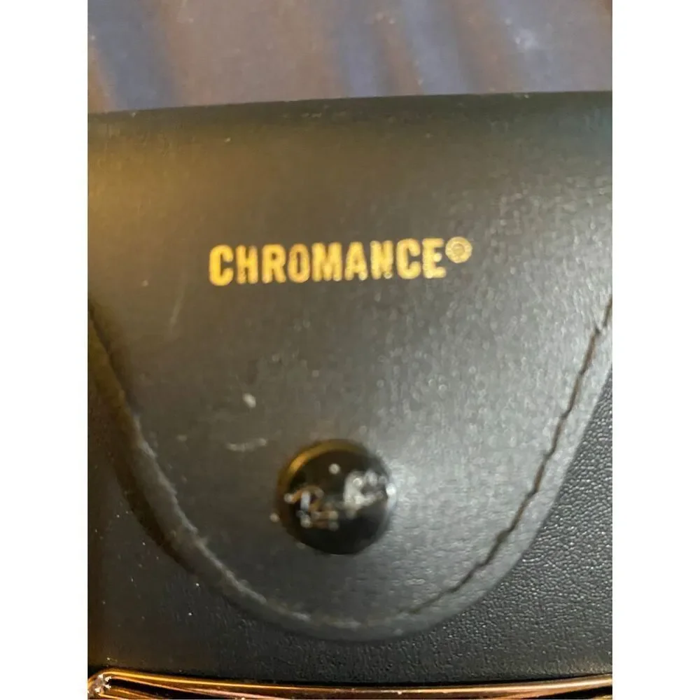 Ray ban CHROMANCE RB, 3561 polarized green and gold sunglasses